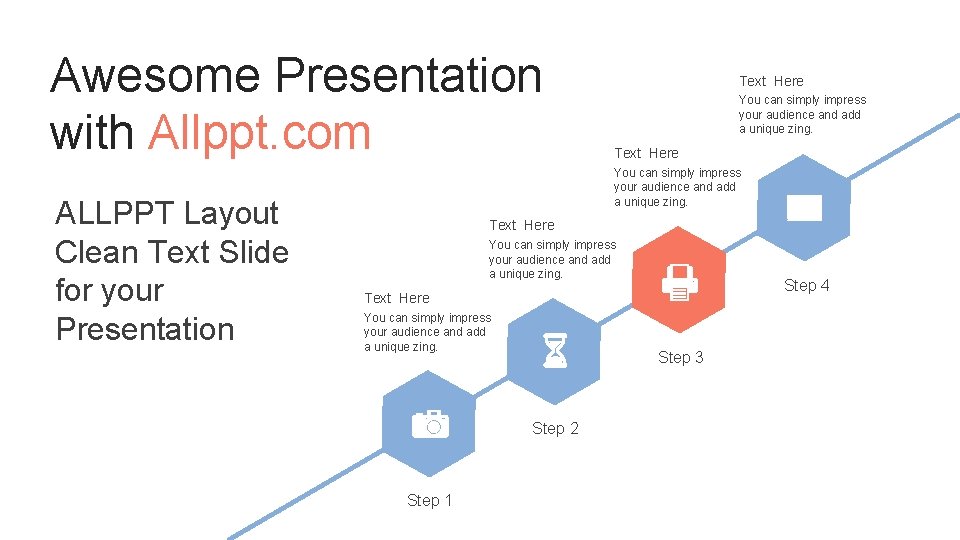 Awesome Presentation with Allppt. com ALLPPT Layout Clean Text Slide for your Presentation Text