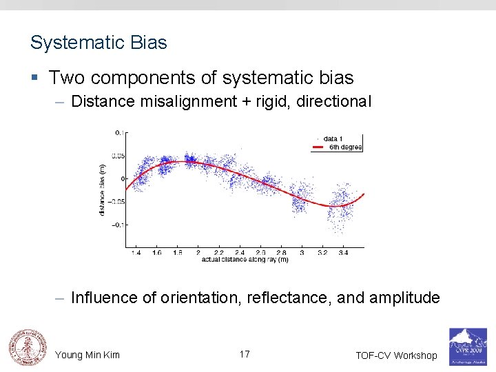 Systematic Bias § Two components of systematic bias – Distance misalignment + rigid, directional