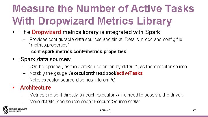 Measure the Number of Active Tasks With Dropwizard Metrics Library • The Dropwizard metrics