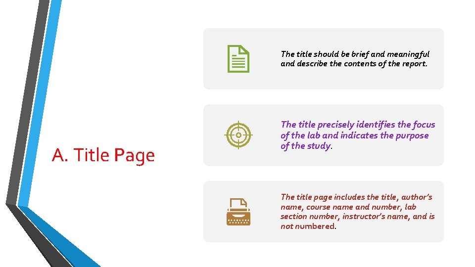 The title should be brief and meaningful and describe the contents of the report. The title should be brief and meaningful and describe the contents of the report.