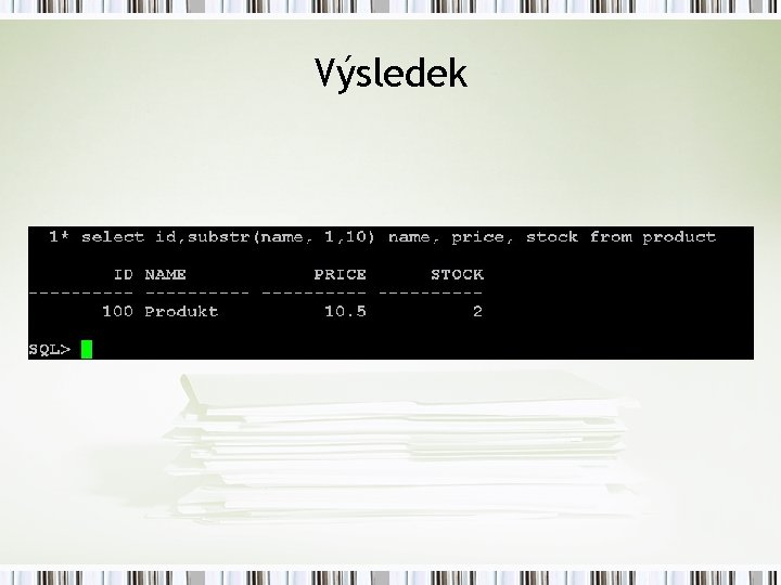 Výsledek 