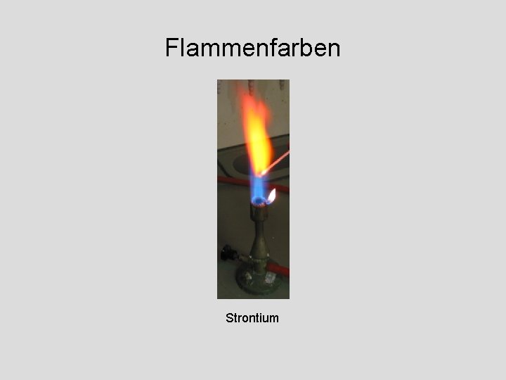 Flammenfarben Strontium 