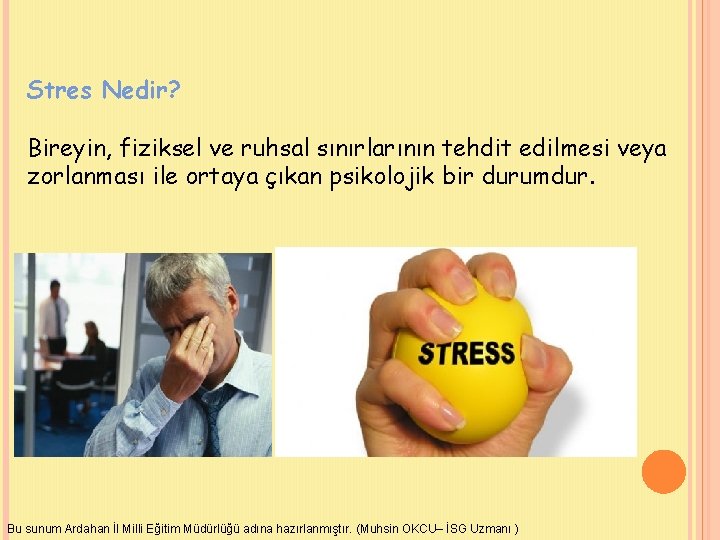 Stres Nedir? Bireyin, fiziksel ve ruhsal sınırlarının tehdit edilmesi veya zorlanması ile ortaya çıkan