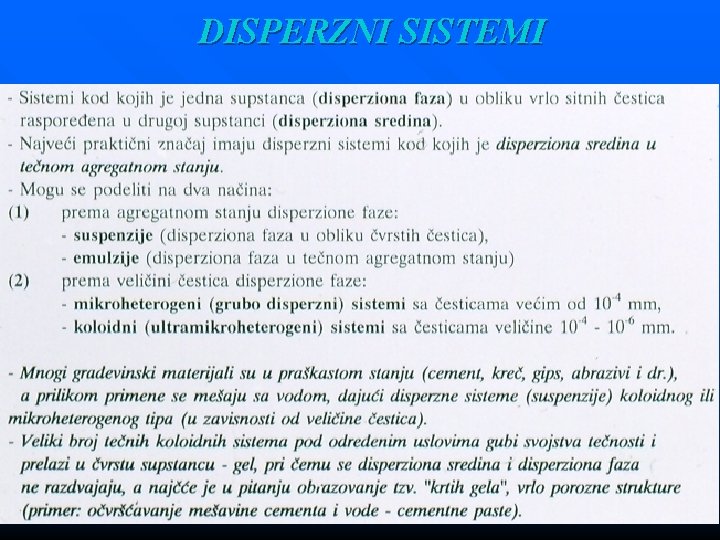 DISPERZNI SISTEMI 