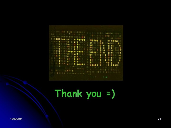 Thank you =) 12/29/2021 24 