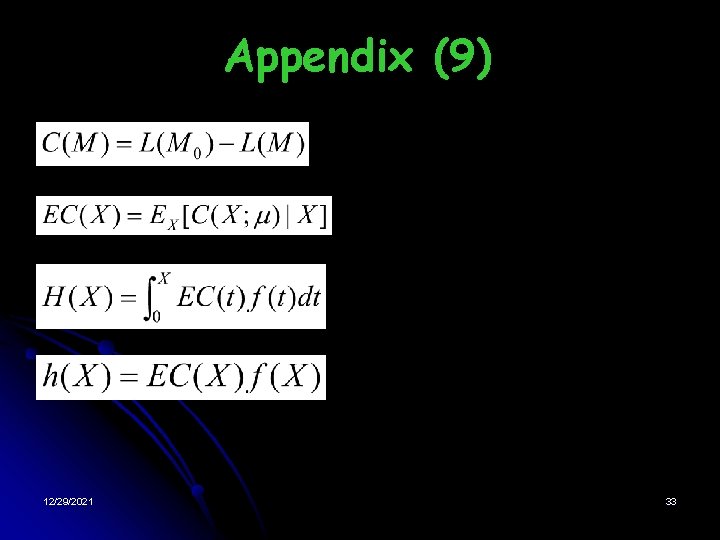 Appendix (9) 12/29/2021 33 