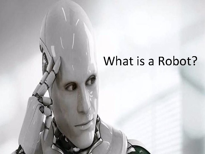 What is a Robot? 
