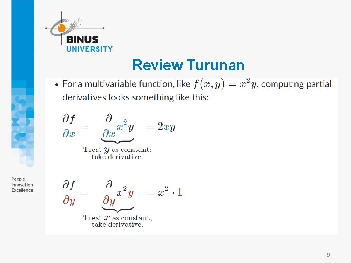 Review Turunan 9 