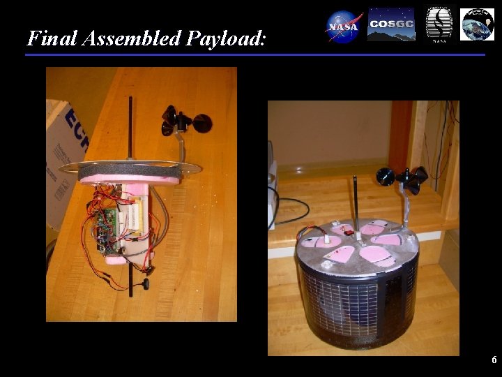 Final Assembled Payload: 6 