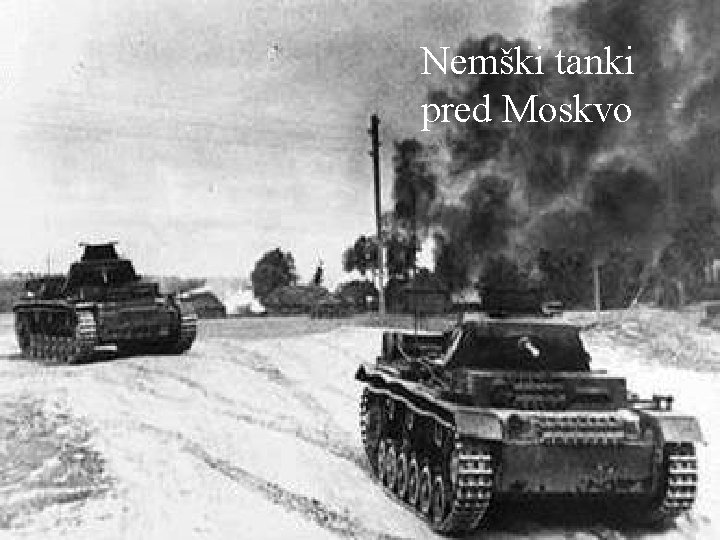 Nemški tanki pred Moskvo 