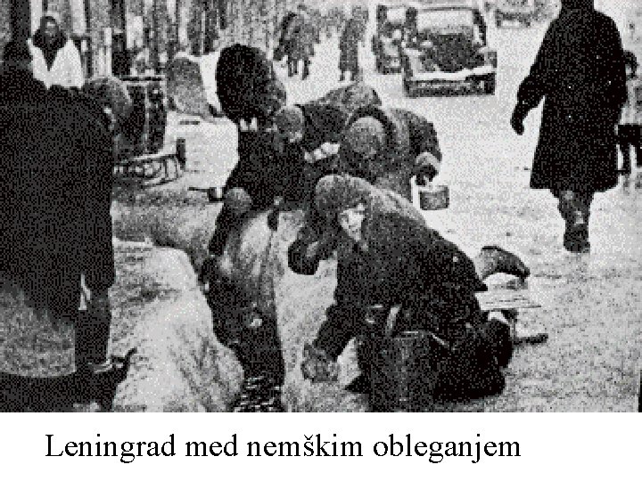 Leningrad med nemškim obleganjem 