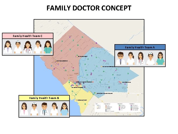 FAMILY DOCTOR CONCEPT Family Health Team C Family Health Team A KD SUNGAI SIREH