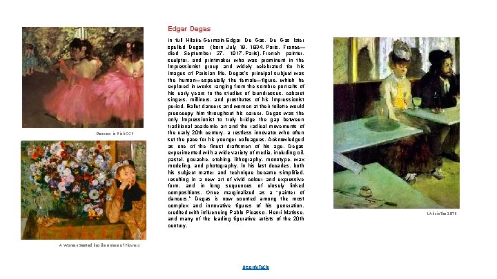 Edgar Degas Dancers in Pink CGF in full Hilaire-Germain-Edgar De Gas, De Gas later