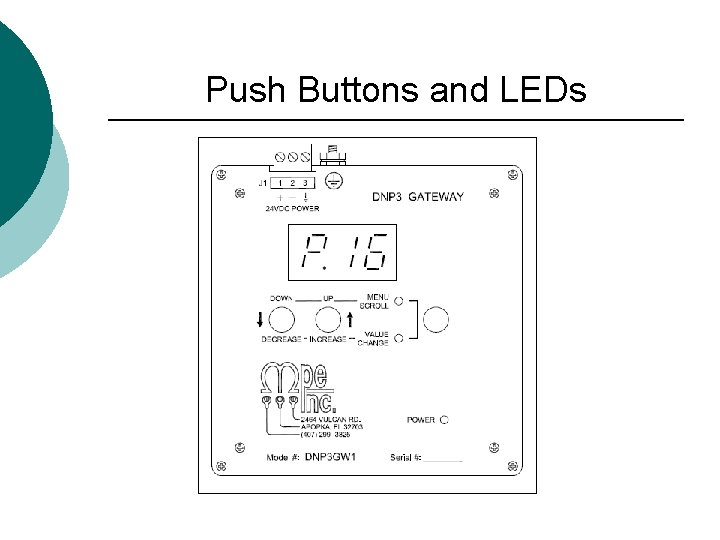 Push Buttons and LEDs 