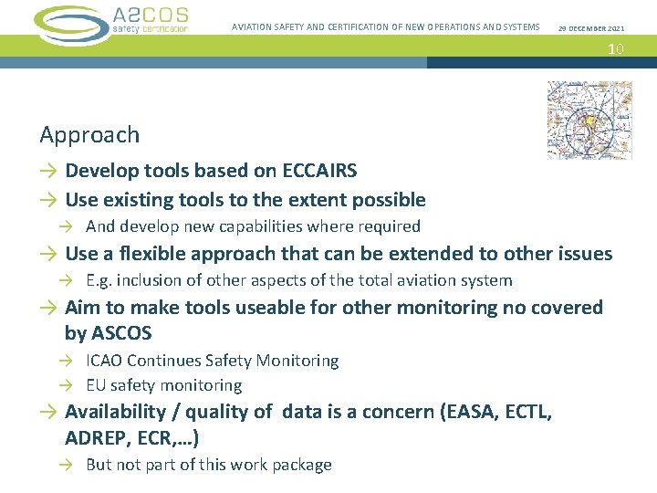AVIATION SAFETY AND CERTIFICATION OF NEW OPERATIONS AND SYSTEMS 29 DECEMBER 2021 10 Approach