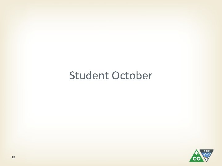 Student October 18 
