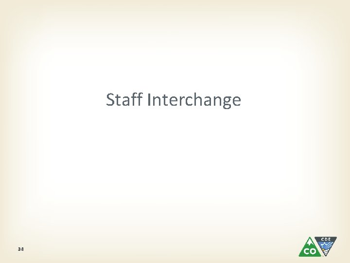 Staff Interchange 34 