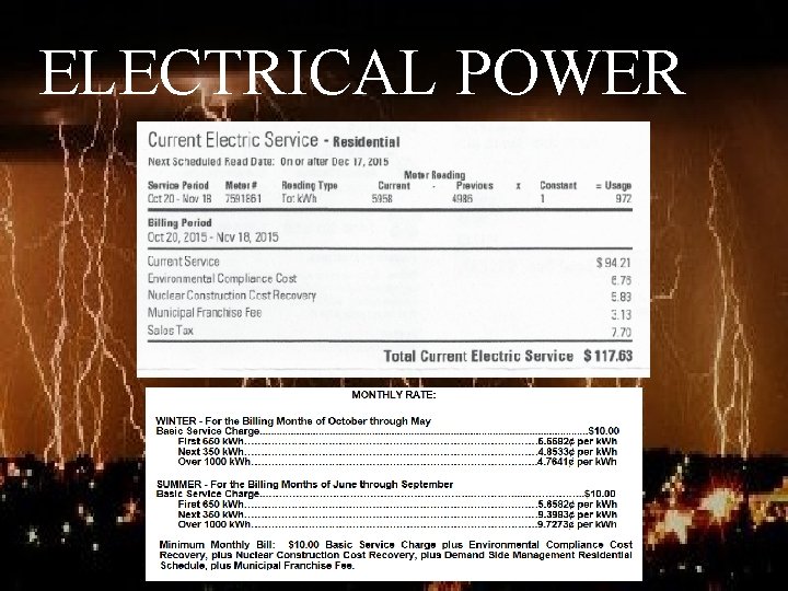 ELECTRICAL POWER 