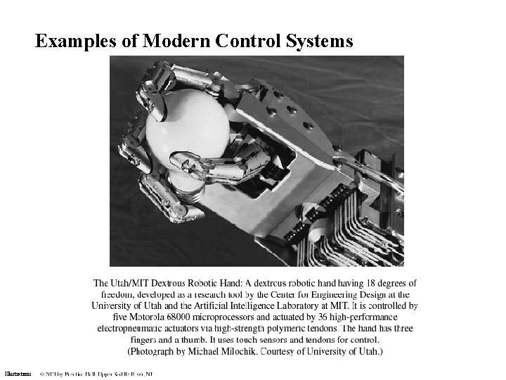 Examples of Modern Control Systems Illustrations Examples of Modern Control Systems Illustrations