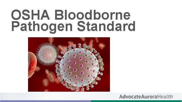 OSHA Bloodborne Pathogen Standard 
