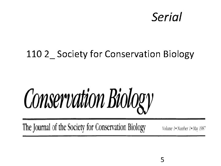 Serial 110 2_ Society for Conservation Biology 5 