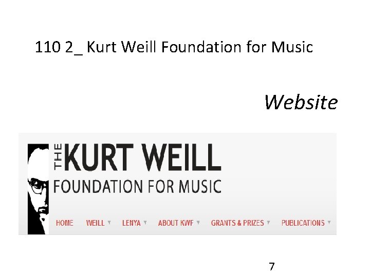 110 2_ Kurt Weill Foundation for Music Website 7 