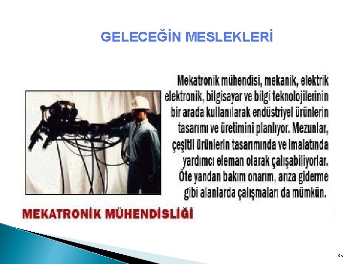 GELECEĞİN MESLEKLERİ 35 