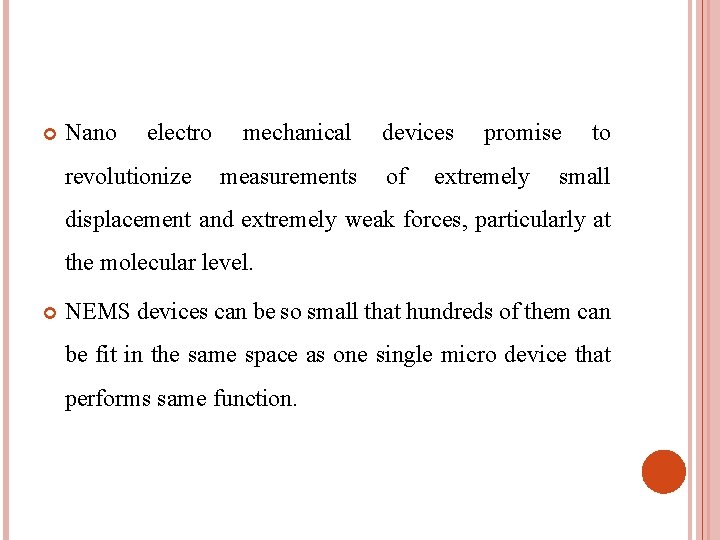  Nano electro revolutionize mechanical measurements devices of promise extremely to small displacement and