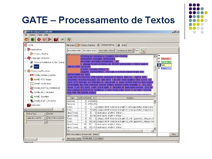 GATE – Processamento de Textos 