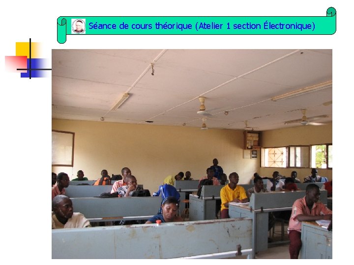 Séance de cours théorique (Atelier 1 section Électronique) 