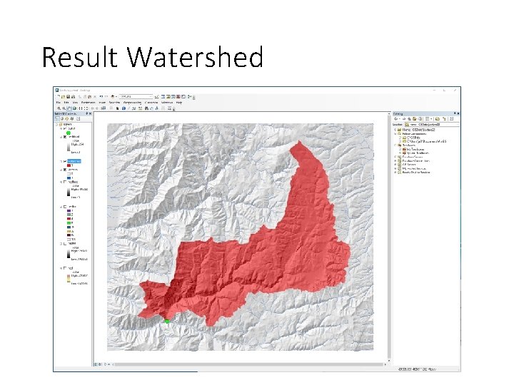 Result Watershed Result Watershed