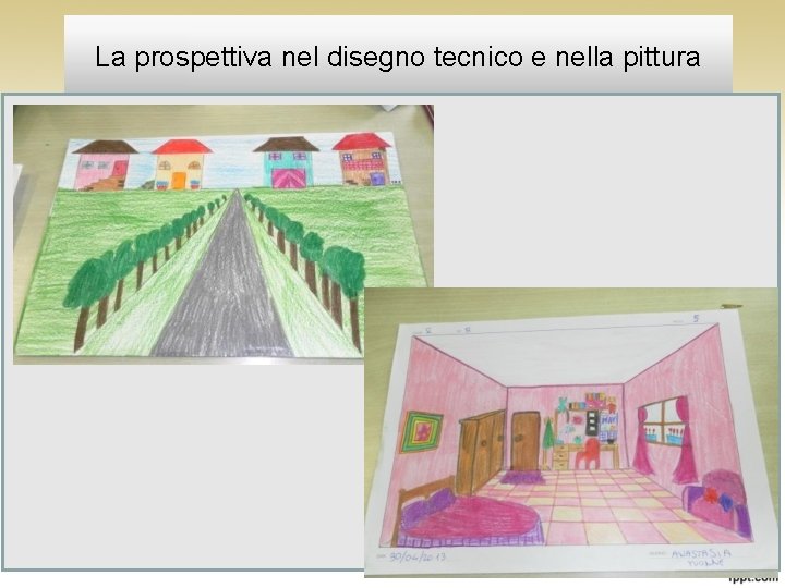 La prospettiva nel disegno tecnico e nella pittura Chiudi gli occhi e immagina di