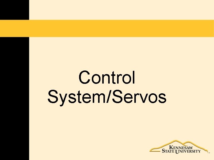 Control System/Servos 