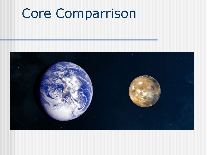 Core Comparrison 