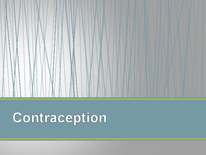 Contraception 
