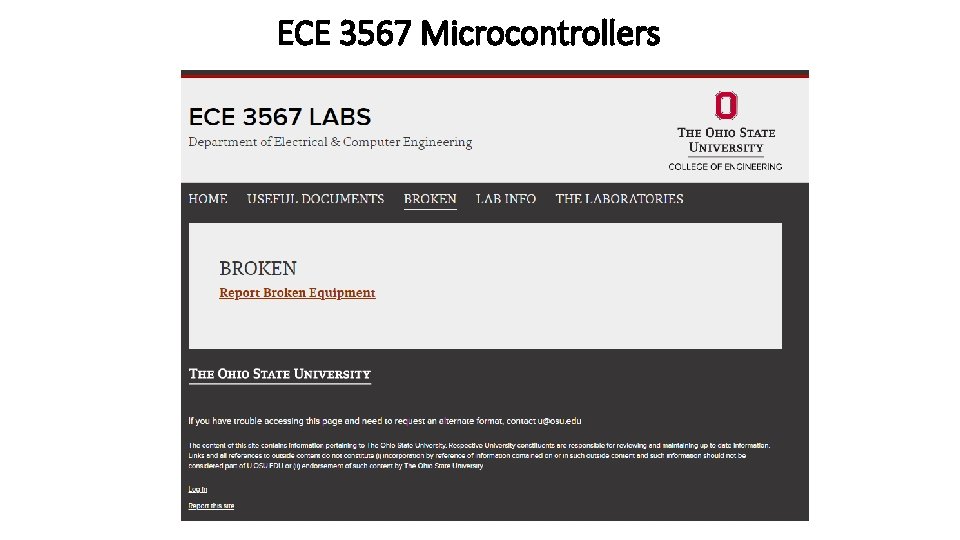 ECE 3567 Microcontrollers 