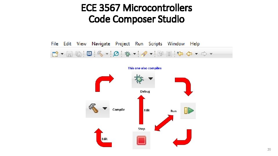 ECE 3567 Microcontrollers Code Composer Studio 20 