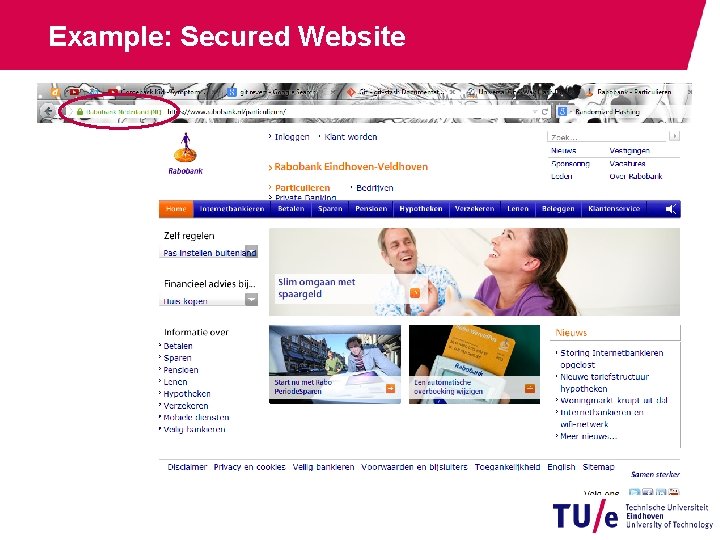 Example: Secured Website 