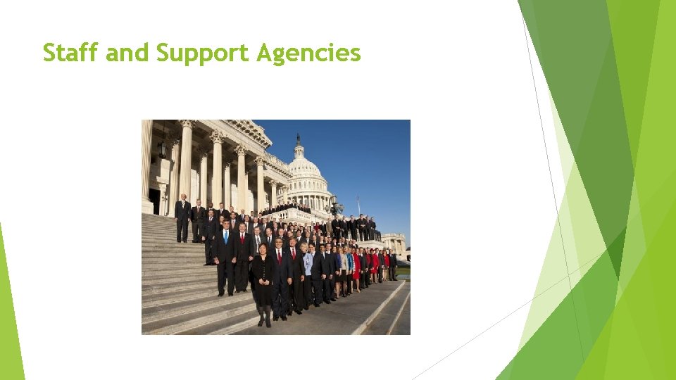 Staff and Support Agencies 