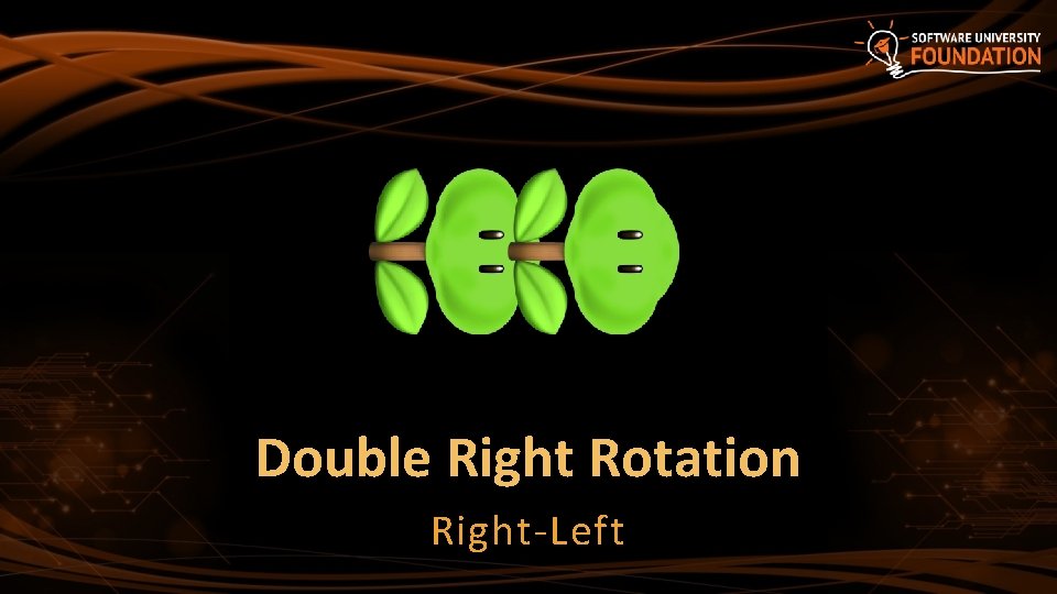 Double Right Rotation Right-Left Double Right Rotation Right-Left