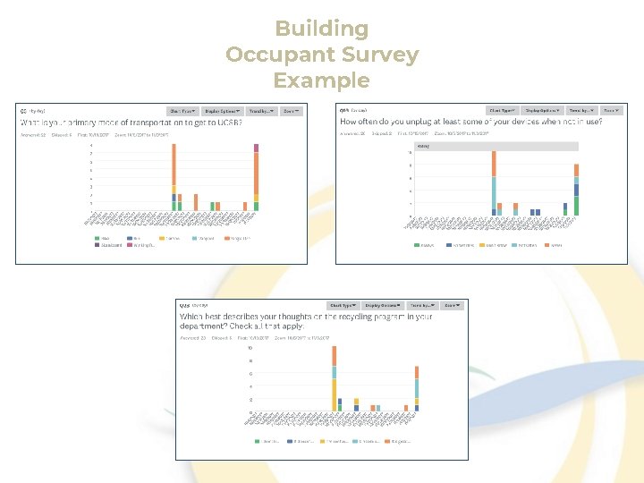 Building Occupant Survey Example 