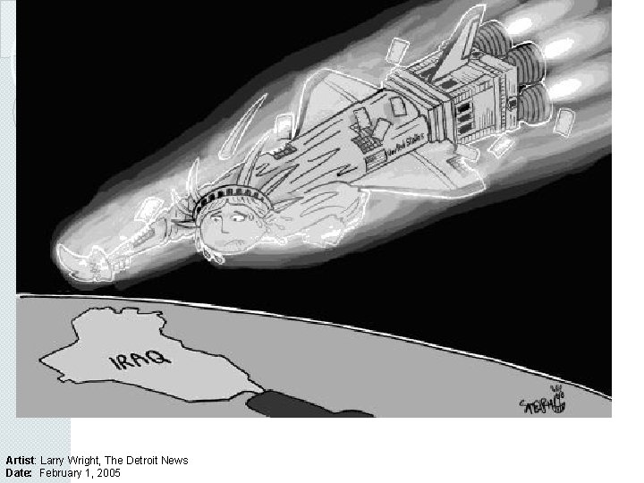Artist: Larry Wright, The Detroit News Date: February 1, 2005 