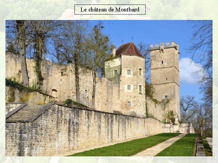 Le château de Montbard 