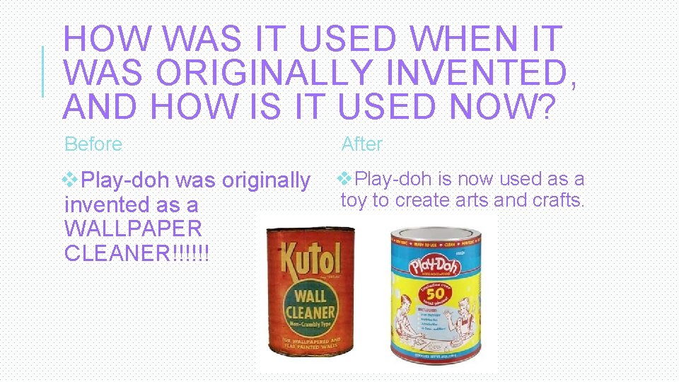 HOW WAS IT USED WHEN IT WAS ORIGINALLY INVENTED, AND HOW IS IT USED