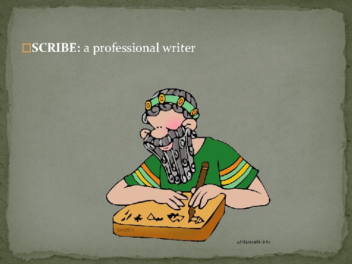 �SCRIBE: a professional writer 