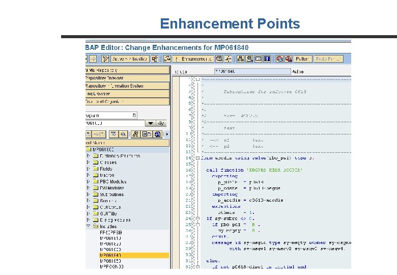 Enhancement Points 