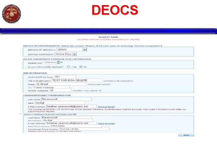 DEOCS 