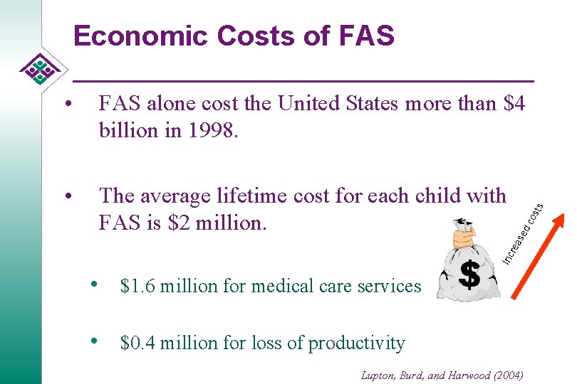 Economic Costs of FAS alone cost the United States more than $4 billion in