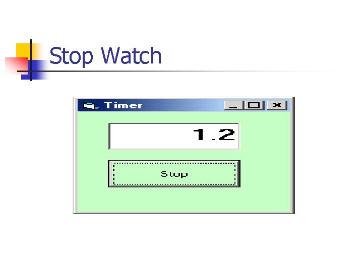 Stop Watch 