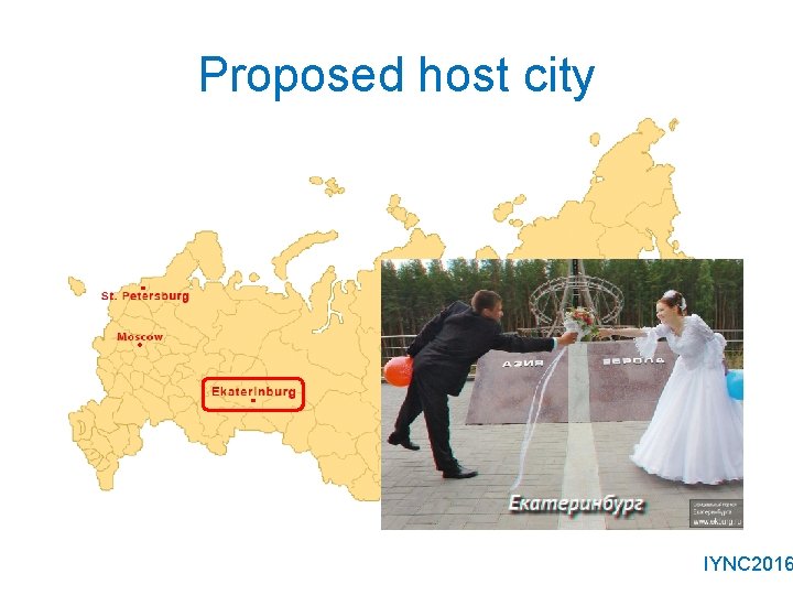 Proposed host city IYNC 2016 
